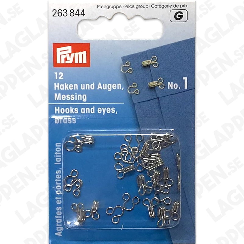 Accessoires de couture – Accessoires pratiques pour la couture - Agrafes et œillets x12 – N° 1