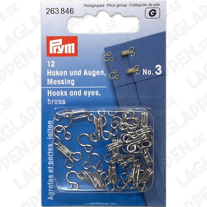 Accessoires de couture – Accessoires pratiques pour la couture - Agrafes et œillets x12 – N° 3