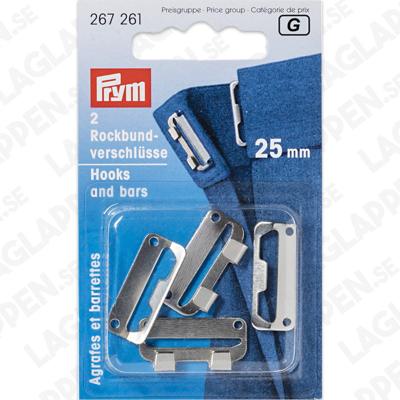 Accessoires de couture – Accessoires pratiques pour la couture - Agrafes pour jupe x2 – 25 mm