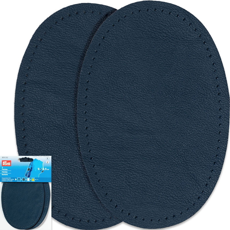 Coudières en similicuir – Épaisseur 1,3 mm - Bleu foncé