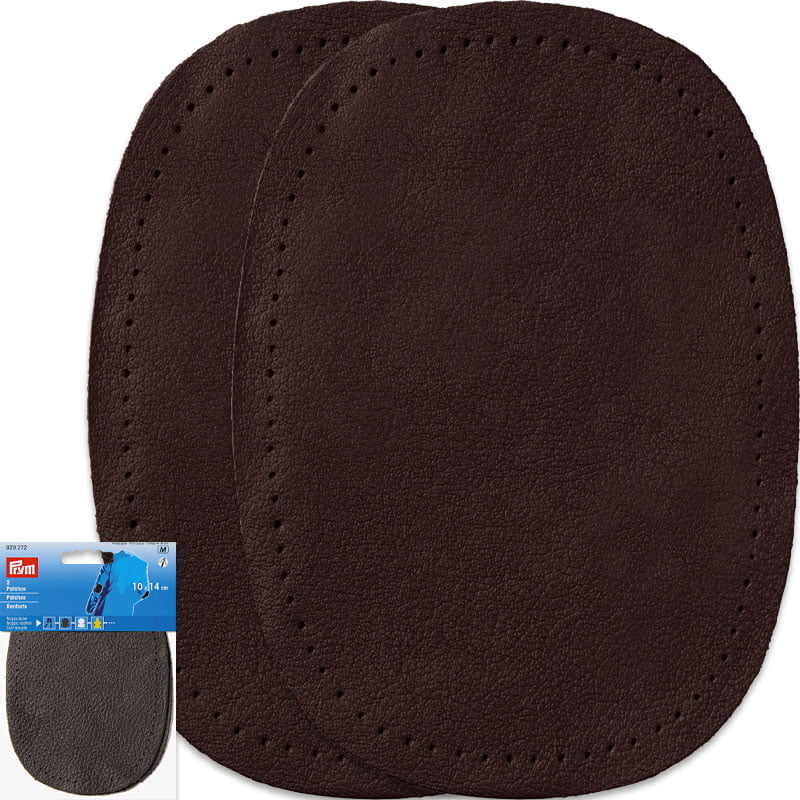 Coudières en cuir nappa – Épaisseur 1,4 mm - Brun foncé