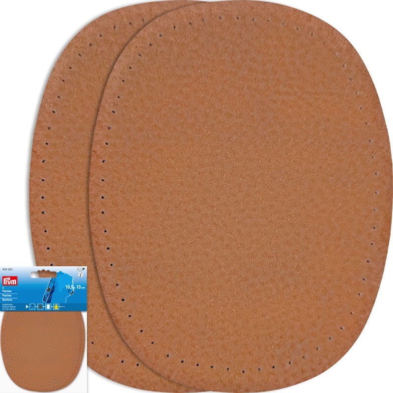 Coudières en cuir nubuck – Épaisseur 0,7 mm - Camel