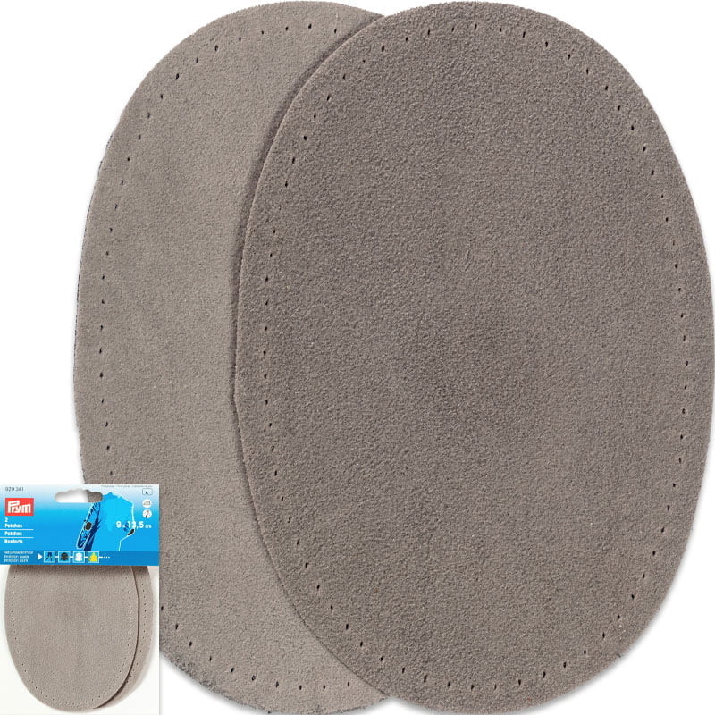 Coudières en velours – Épaisseur 0,75 mm - 8 x 10,5 cm , Gris clair