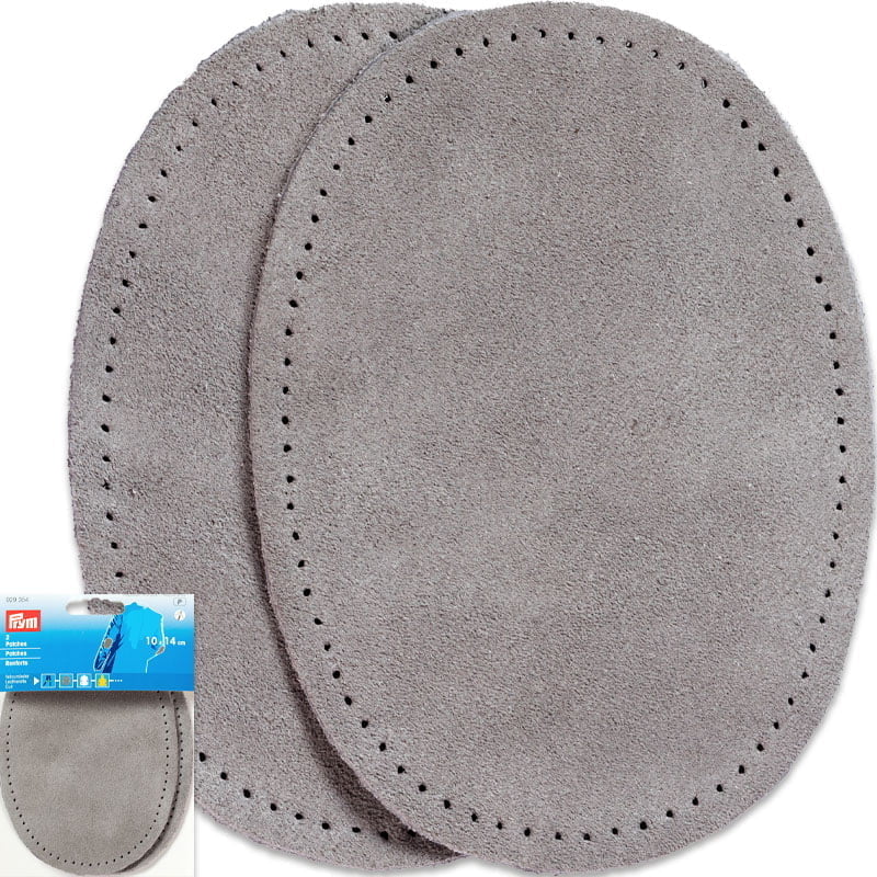 Coudières en daim – Épaisseur 1,6 mm - 10 x 14 cm , Gris