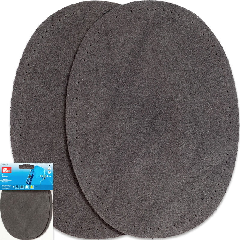 Coudières en velours – Épaisseur 0,75 mm - 10 x 14 cm , Gris moyen