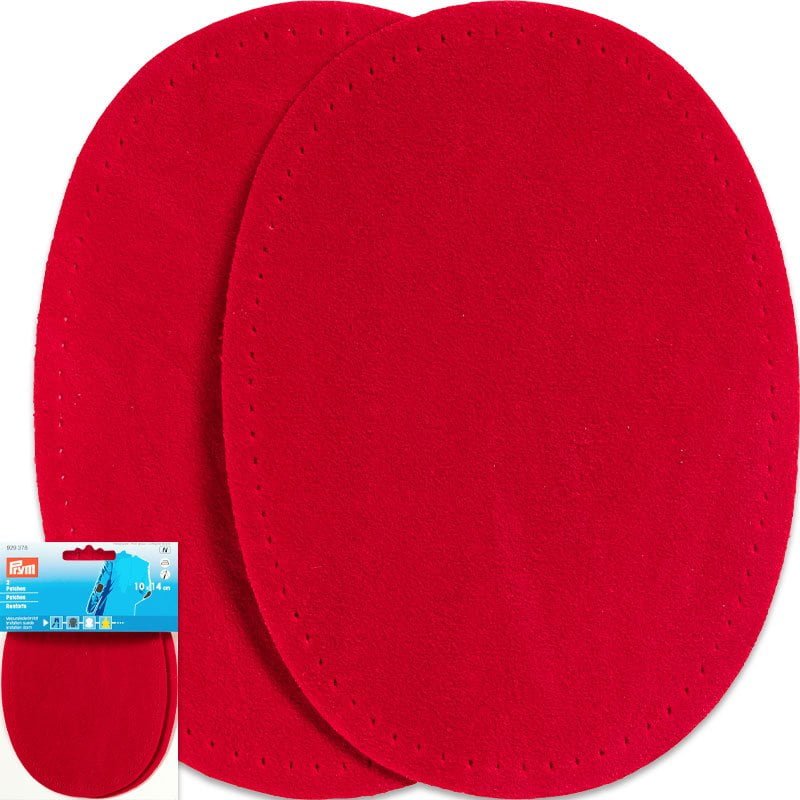 Coudières en velours – Épaisseur 0,75 mm - 10 x 14 cm , Rouge