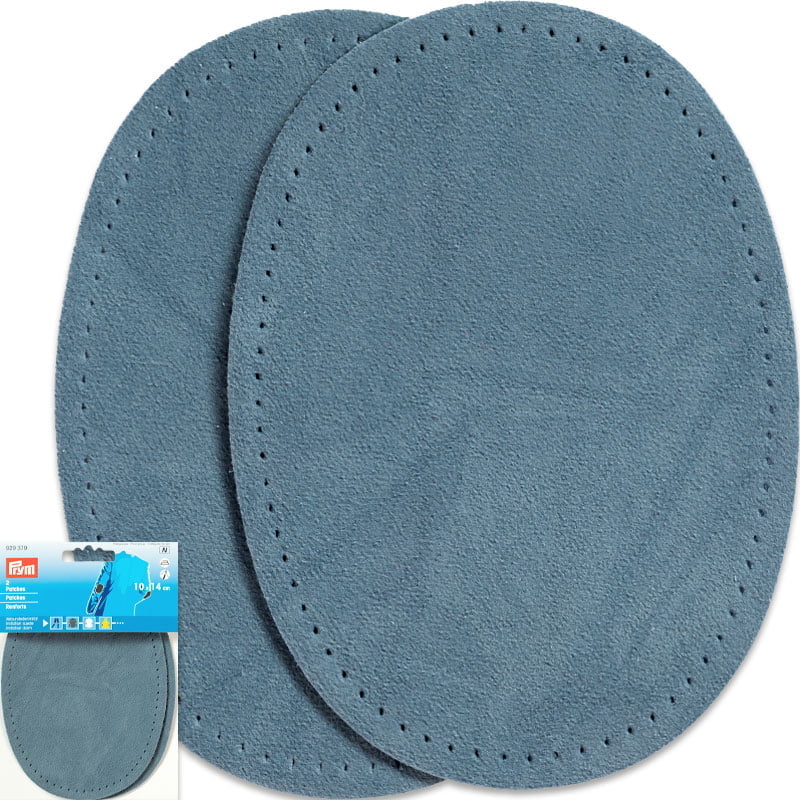 Coudières en velours – Épaisseur 0,75 mm - 9,5 x 14,5 cm , Bleu jeans