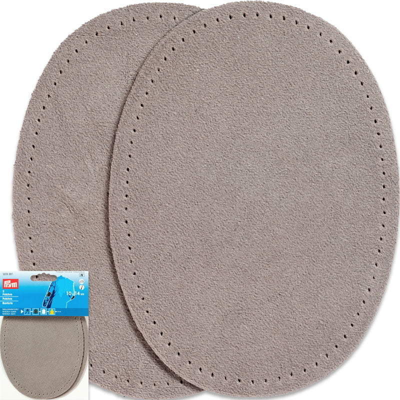 Coudières en velours – Épaisseur 0,75 mm - 9,5 x 14,5 cm , Gris clair