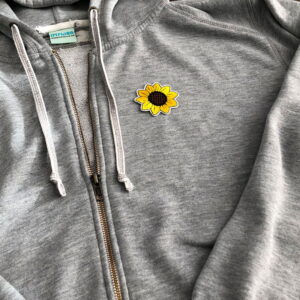 Tournesol brodé – Écussons – Image 3