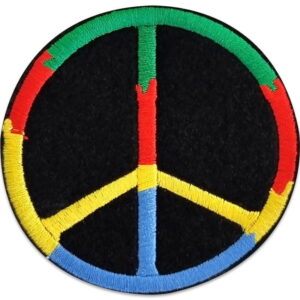 Symbole Peace coloré – Écusson