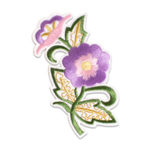 Fleurs violettes – Écusson