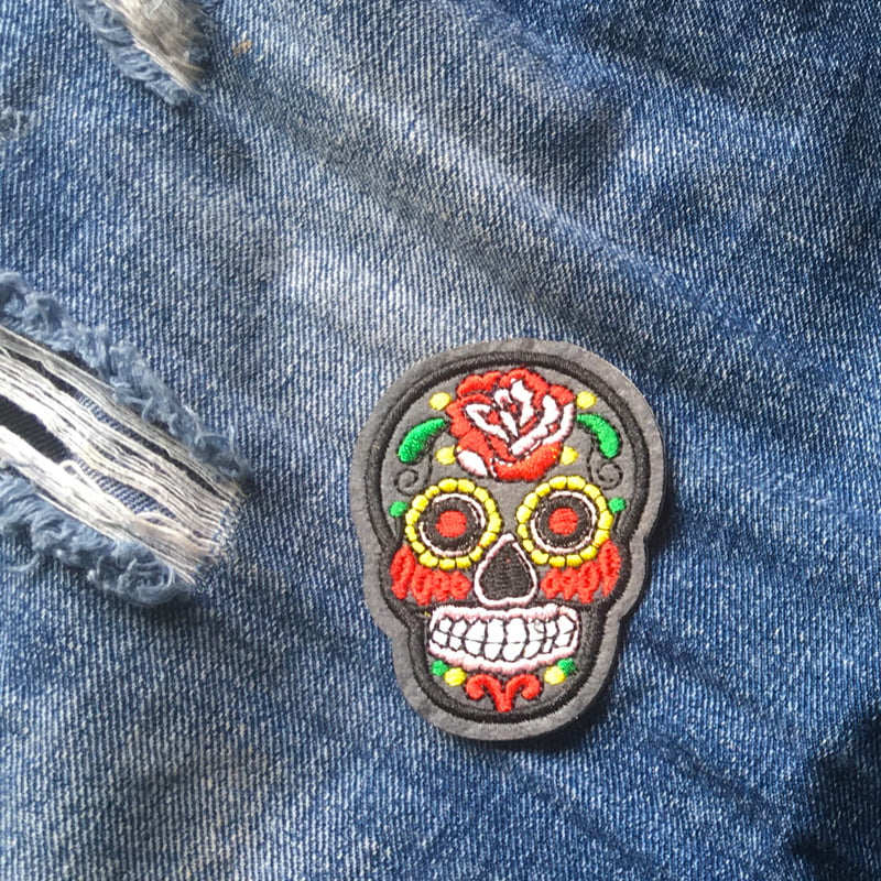 Crânes mexicains – Lot d'écussons – Image 6