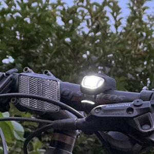 Alternative view of Éclairage de vélo en silicone – Lampe avant et arrière, lot de 2