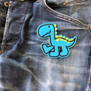 Dinosaure en marche – Écusson – Image 2