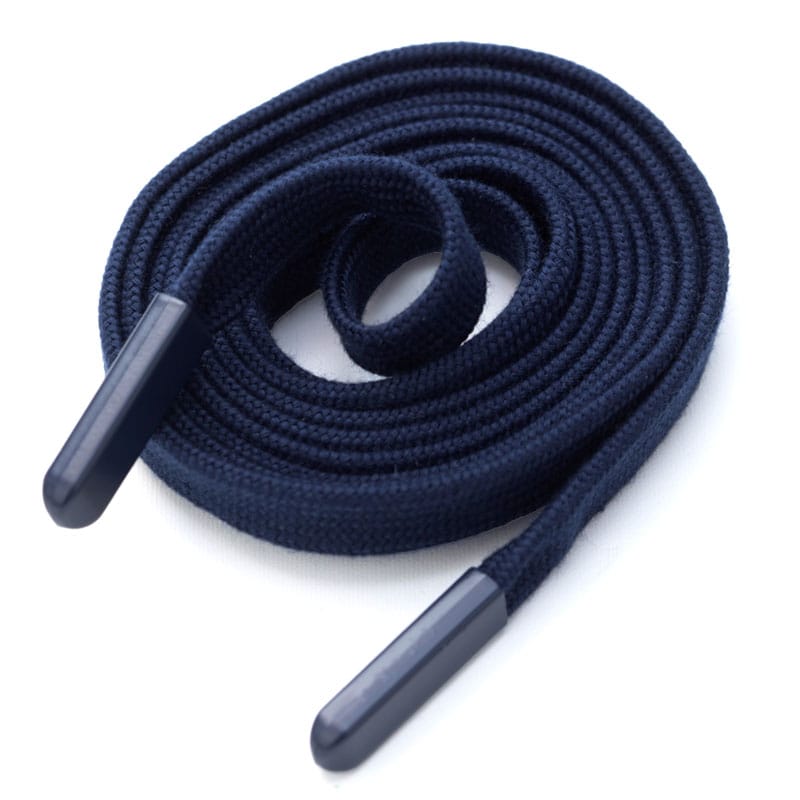 Cordon de serrage – Pour sweats à capuche, pantalons et vestes - Plat , Bleu marine