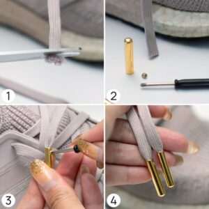 Alternative view of Embouts métalliques pour lacets – Rénovez et réparez vos bouts de lacets