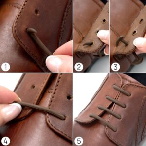Lacets élastiques sans nœud pour chaussures habillées – Image 5