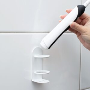 Support mural adhésif pour brosse à dents électrique