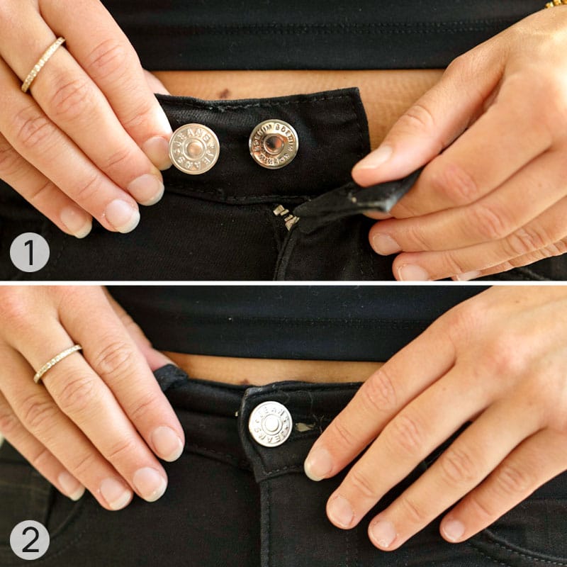 Boutons de jean amovibles – Ajustez la taille sans couture – Image 7