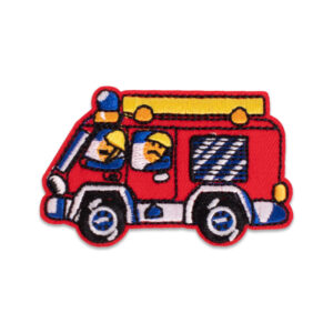 Superbe camion de pompier – Écusson