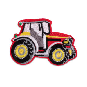 Tracteur rouge – Écusson