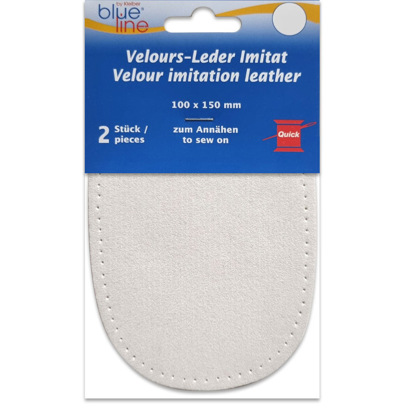 Coudières imitation daim – Épaisseur 0,8 mm - Écru