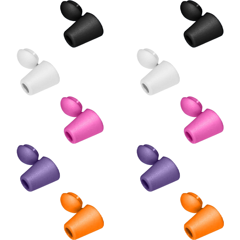 Cache-nœuds pour cordons – Lot de 10 - Mix