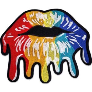 Alternative view of Melting Lips – Écusson