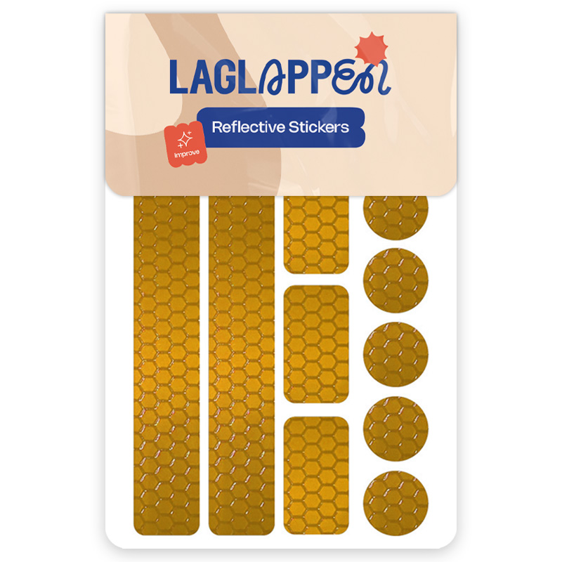 Autocollants réfléchissants – Pour surfaces lisses - Jaune