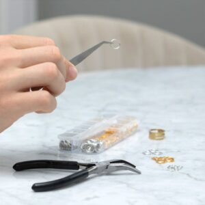 Alternative view of Kit de réparation pour bijoux – 1200 pièces avec outils