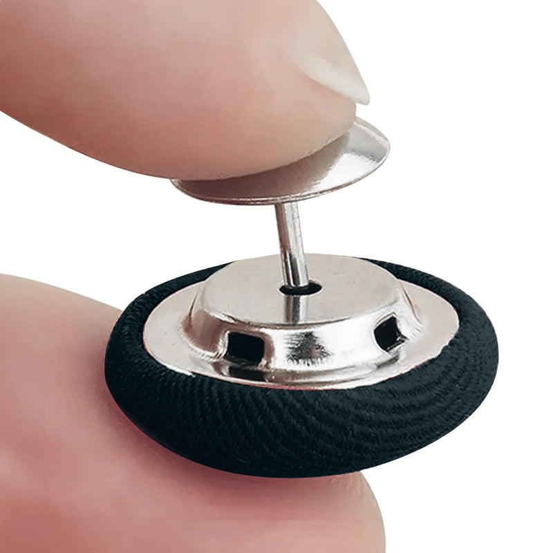 Boutons en tissu à épingler