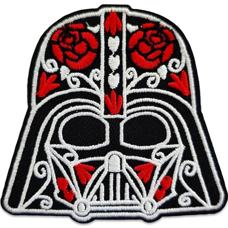 Casque fleuri – Écusson