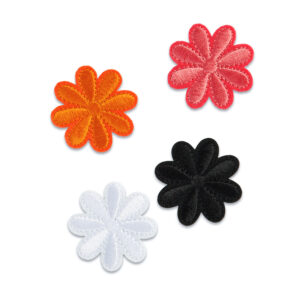 Fleurs vintage – Lot d'écussons