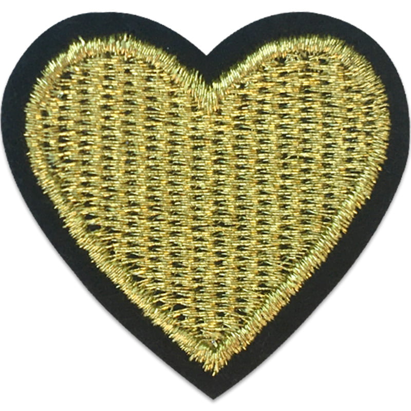 Cœur bordé d'or – Écusson