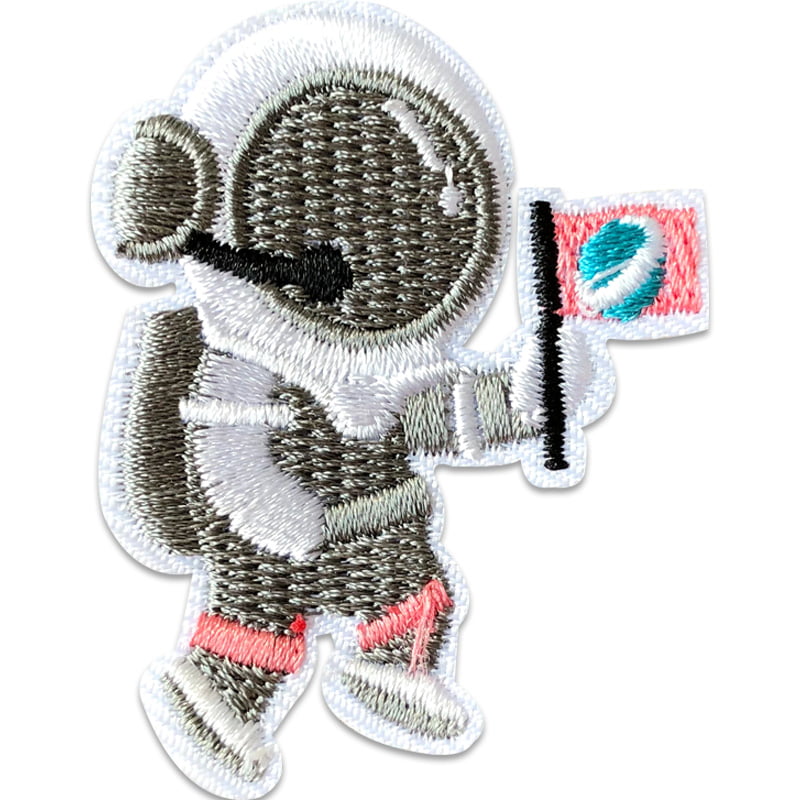 Astronaute sauteur – Écusson