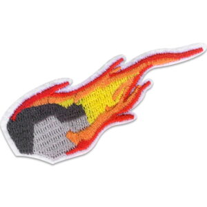 Météore enflammé – Écusson