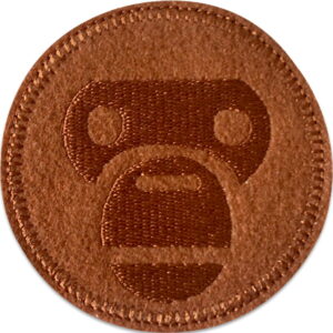 Monkey Patch Brown – Écusson