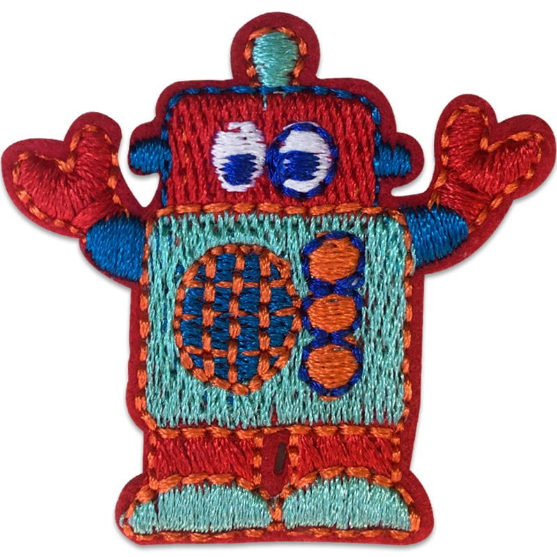 Robot rouge – Écusson