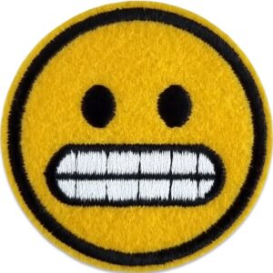 Smiley grimace – Écusson