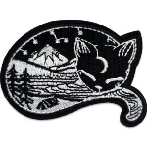 Chat rêveur – Écusson