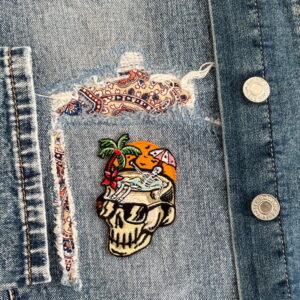 Chillmode Skull – Écusson – Image 2