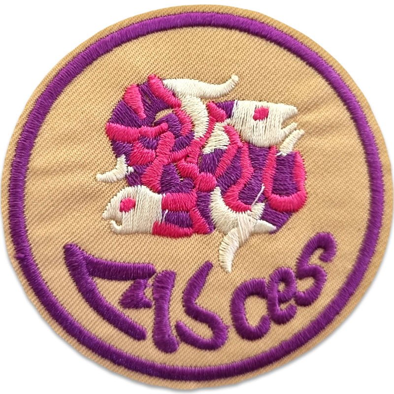 Choisissez votre signe astrologique – Lot d'écussons - Poissons
